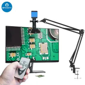 13MP HDMI VGA USB Industrial Microscope Camera Set 130X Lens