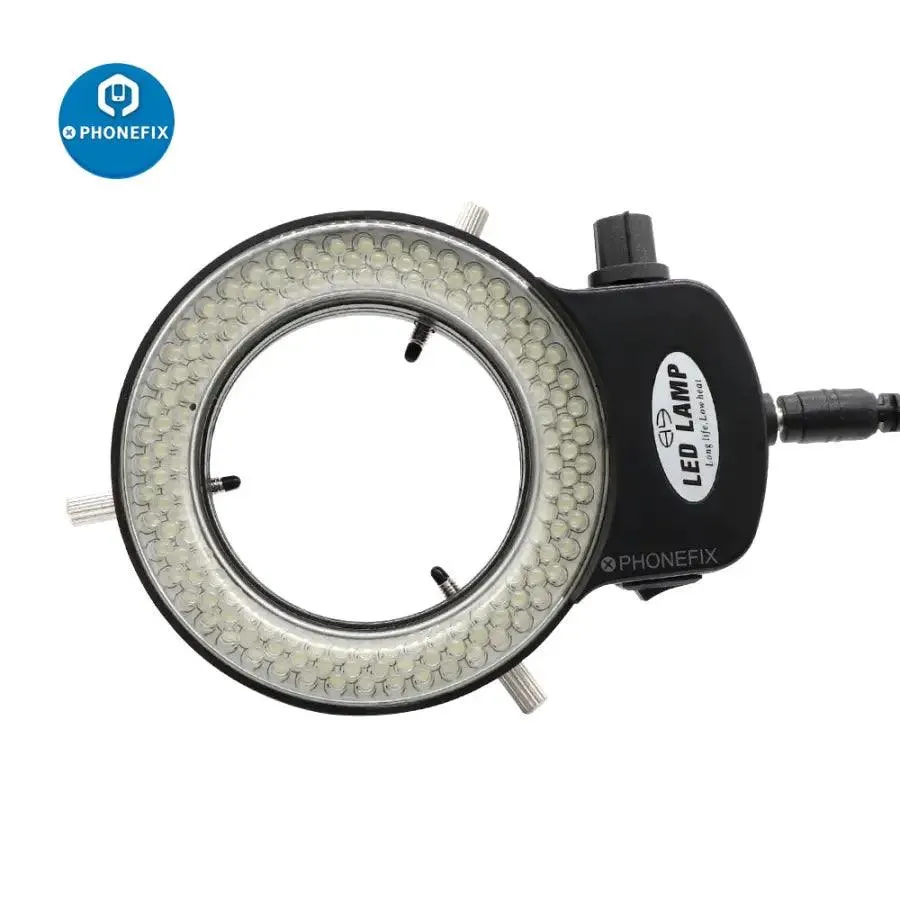 Adjustable 144 LED Ring Light Illuminator for Microscope camera