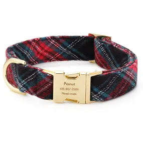 Draper James x TFD Georgia Plaid Dog Collar