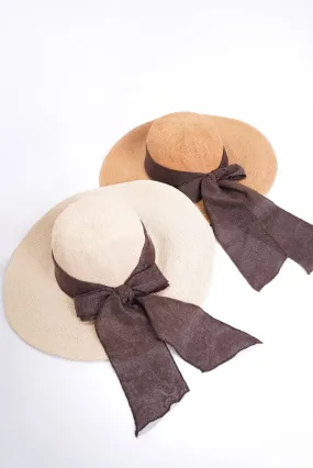 Monica Hat -Ivory/Nude