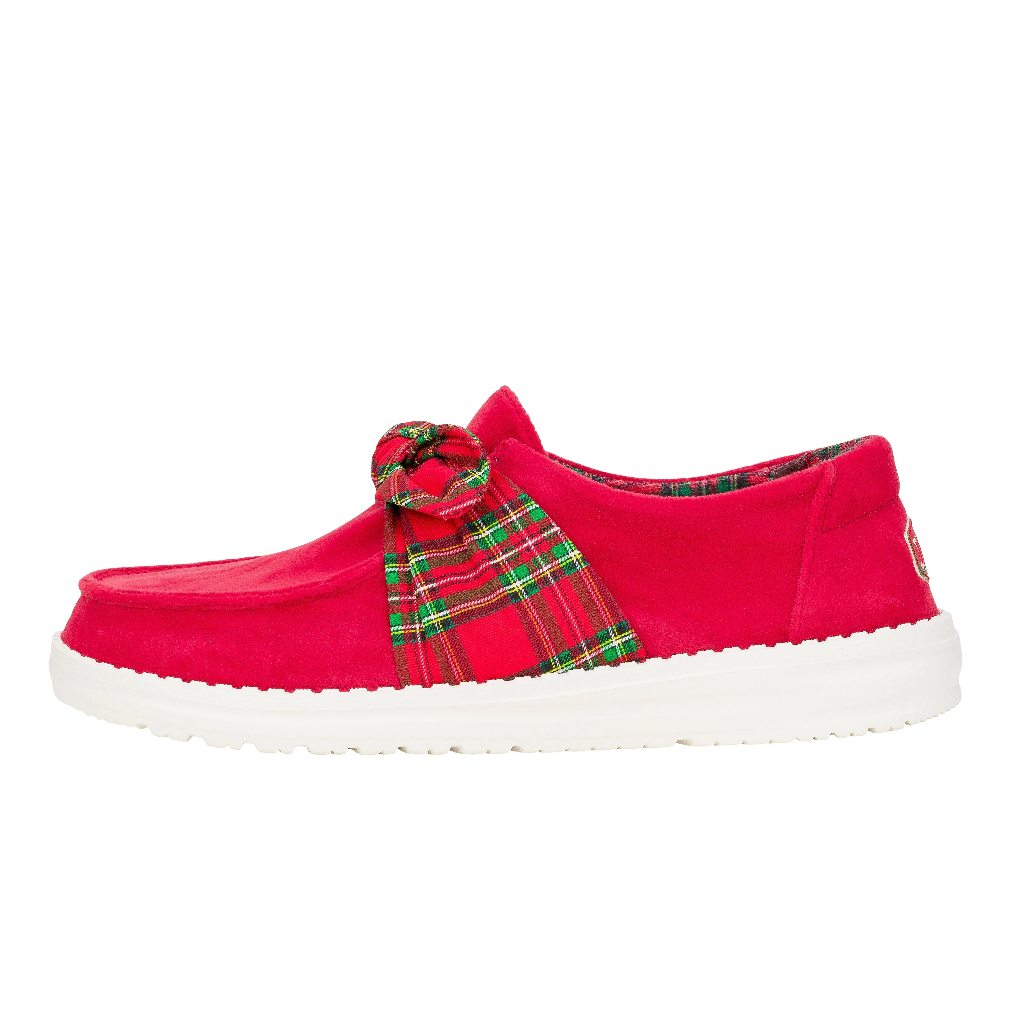 Wendy Bow Tartan Plaid - Plaid/Red